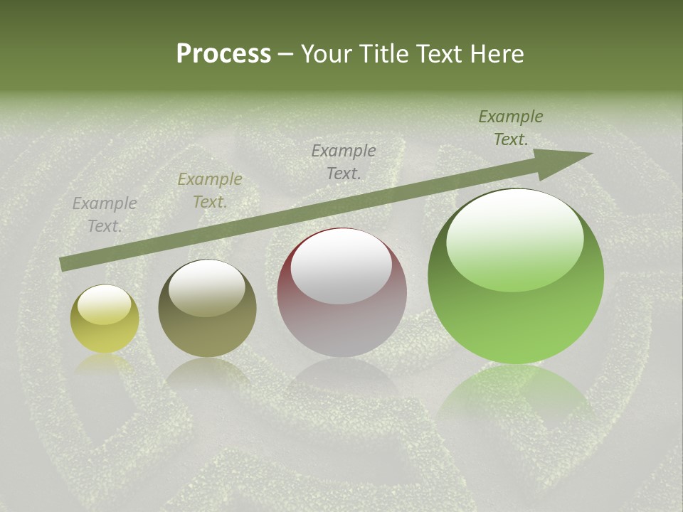Landscape Way Exit PowerPoint Template