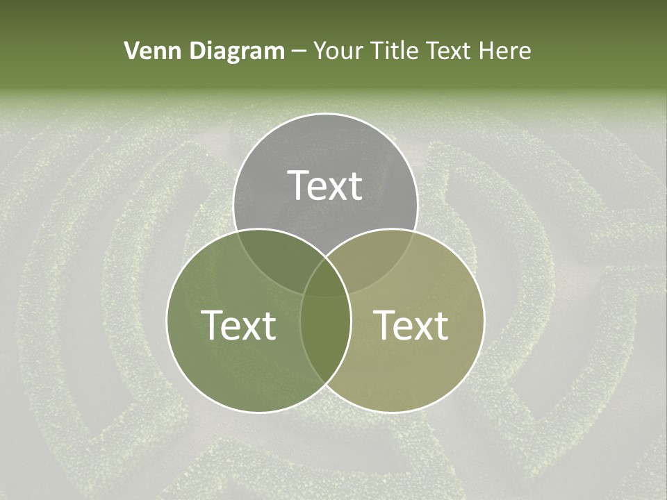 Landscape Way Exit PowerPoint Template