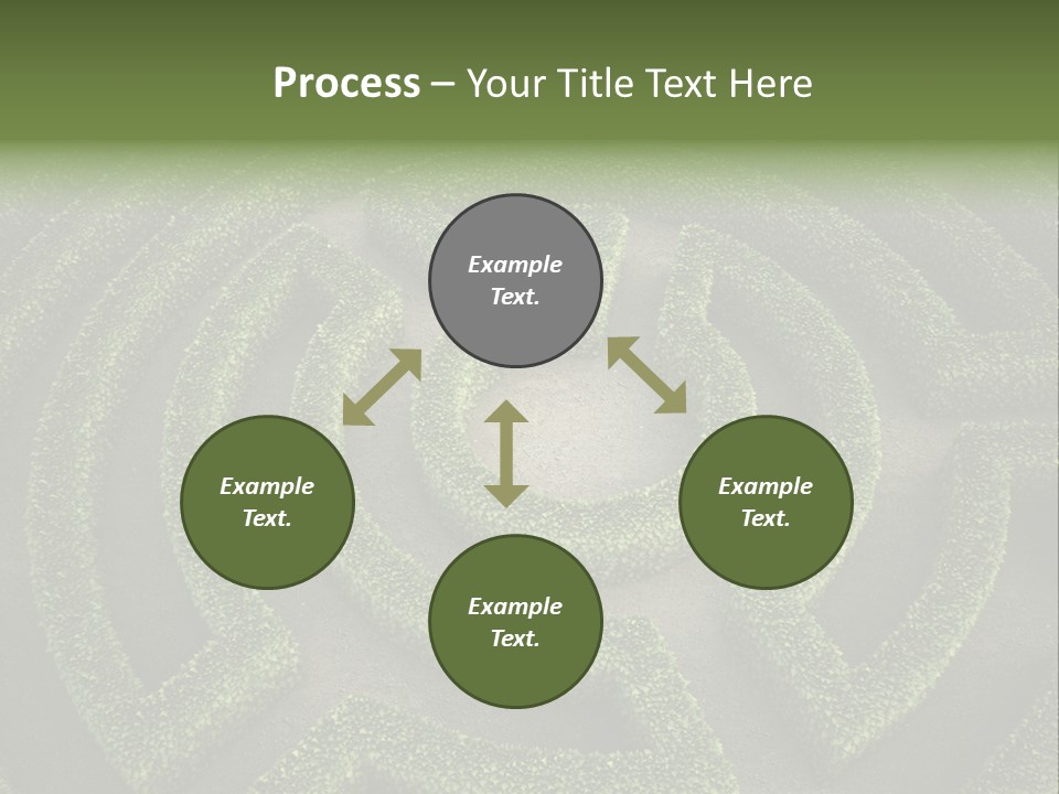 Landscape Way Exit PowerPoint Template