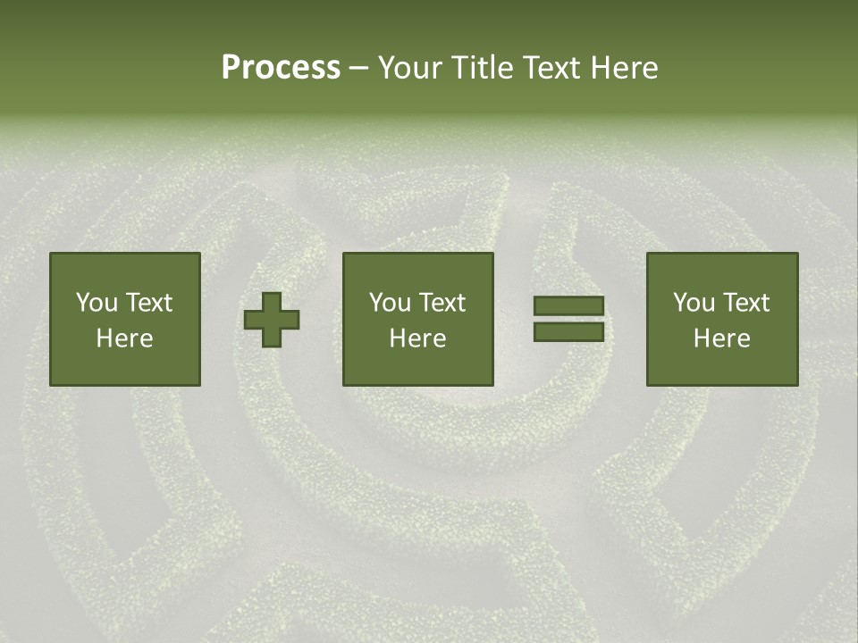 Landscape Way Exit PowerPoint Template