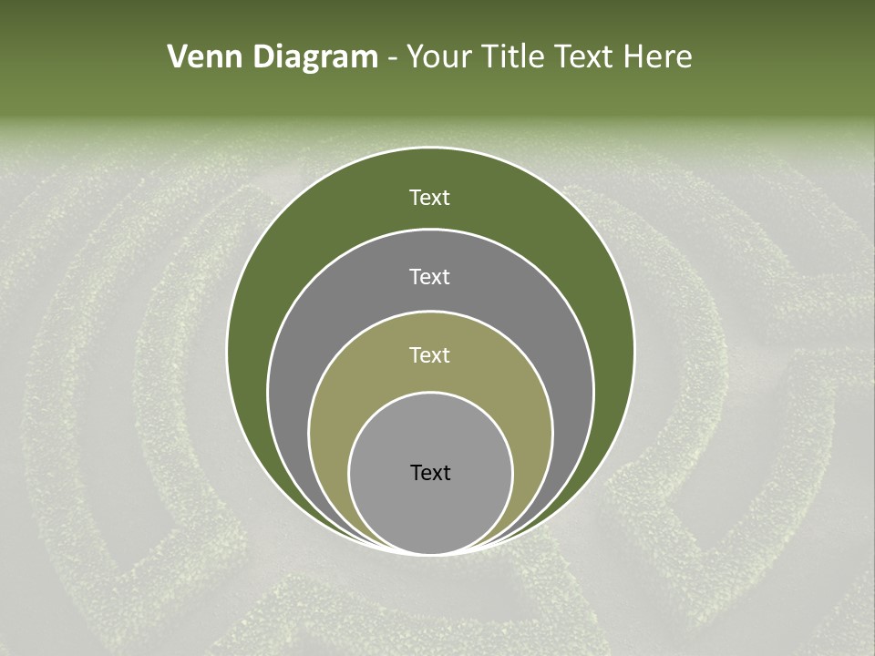 Landscape Way Exit PowerPoint Template