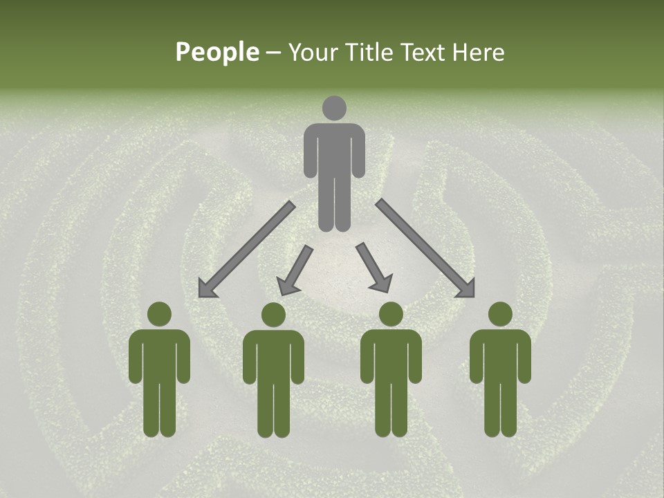 Landscape Way Exit PowerPoint Template