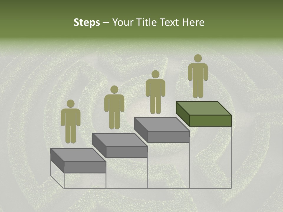 Landscape Way Exit PowerPoint Template