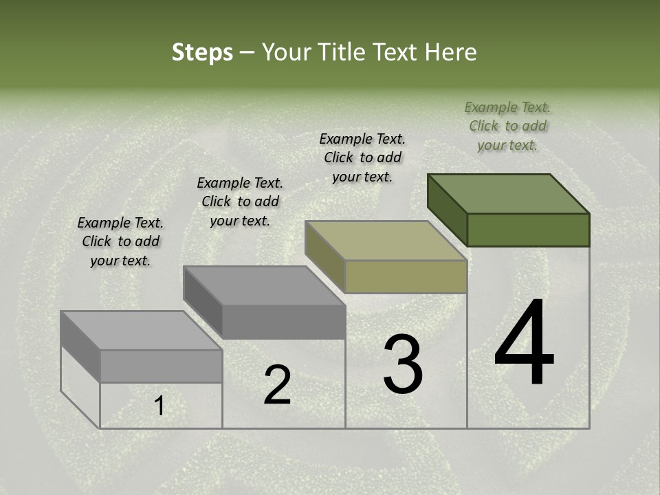 Landscape Way Exit PowerPoint Template