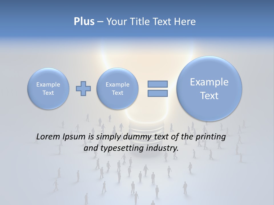 Illustration Union Life PowerPoint Template