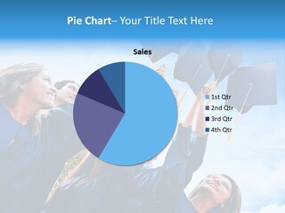 Happiness Throwing Smiling PowerPoint Template