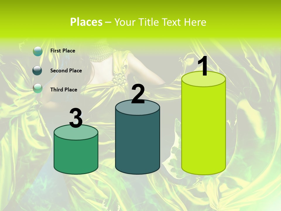 Textile  Gold PowerPoint Template