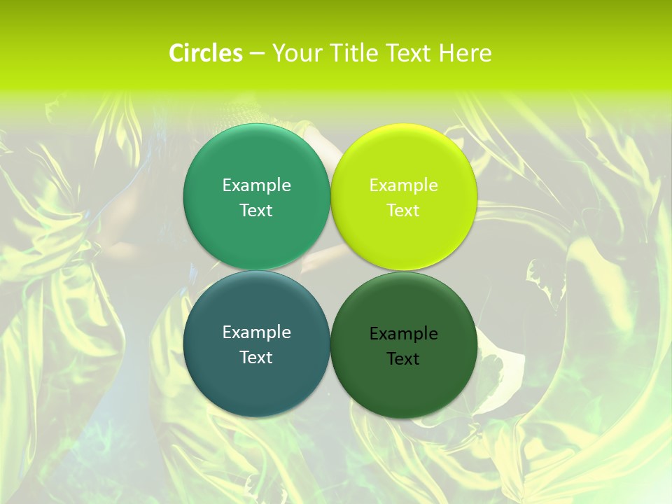 Textile  Gold PowerPoint Template