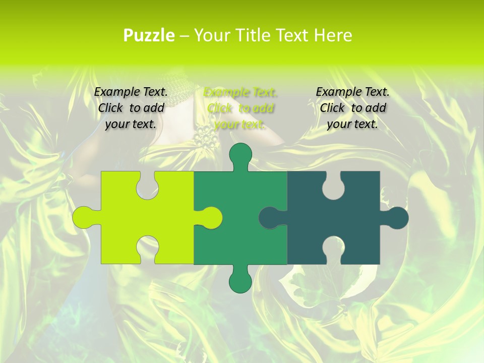 Textile  Gold PowerPoint Template