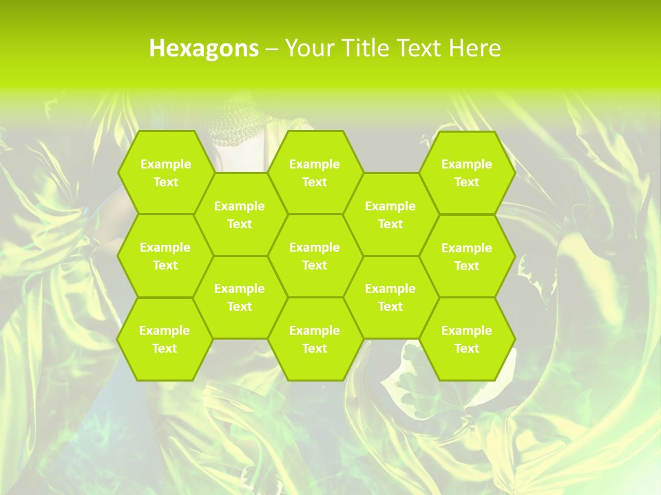 Textile  Gold PowerPoint Template