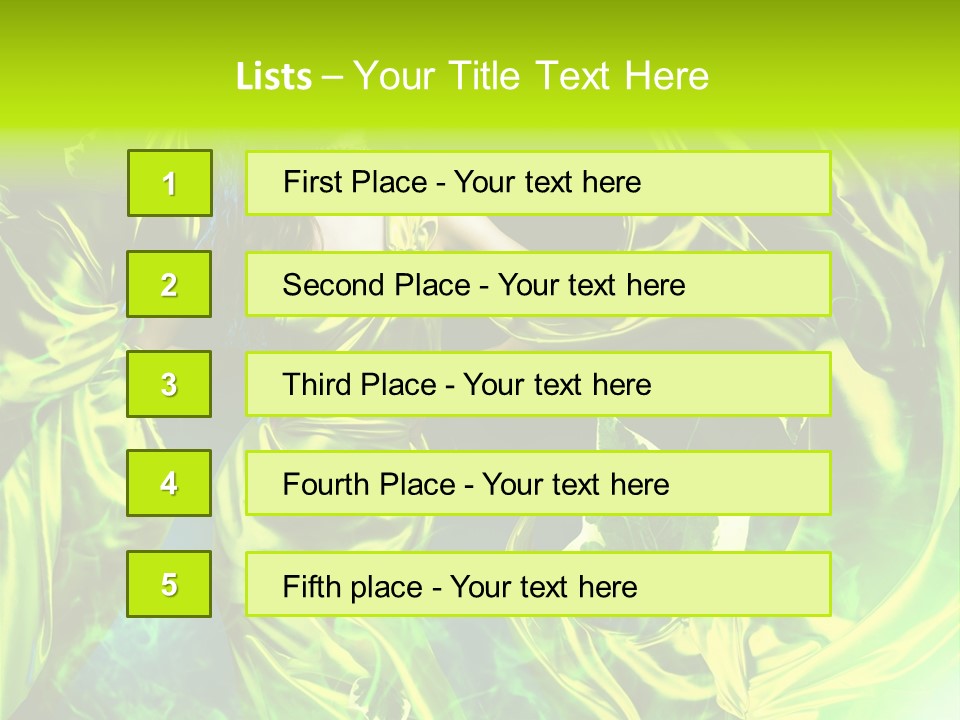 Textile  Gold PowerPoint Template