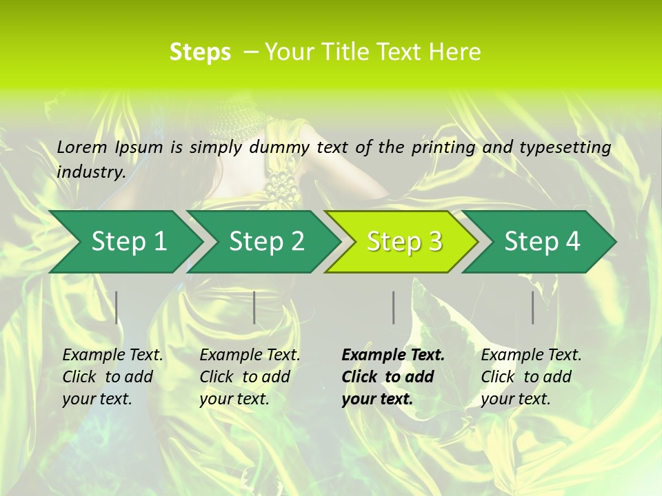 Textile  Gold PowerPoint Template