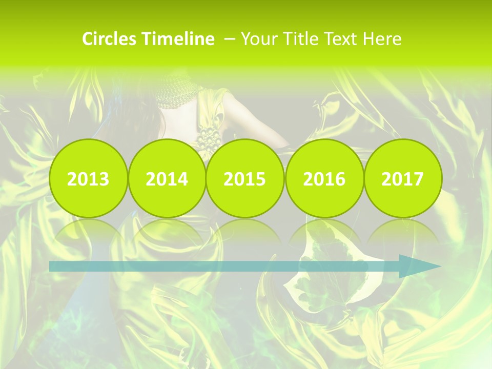 Textile  Gold PowerPoint Template