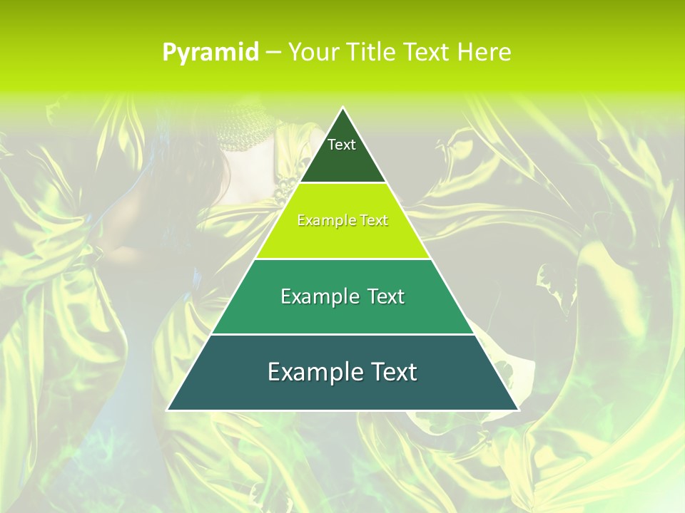 Textile  Gold PowerPoint Template