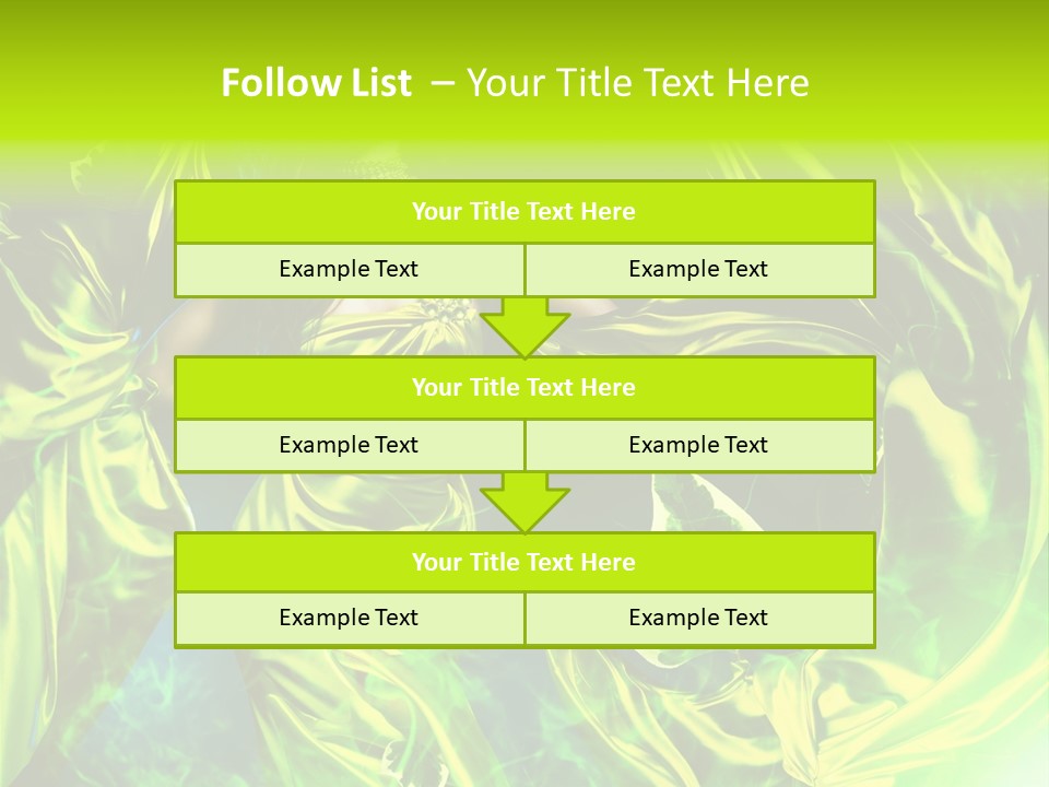 Textile  Gold PowerPoint Template