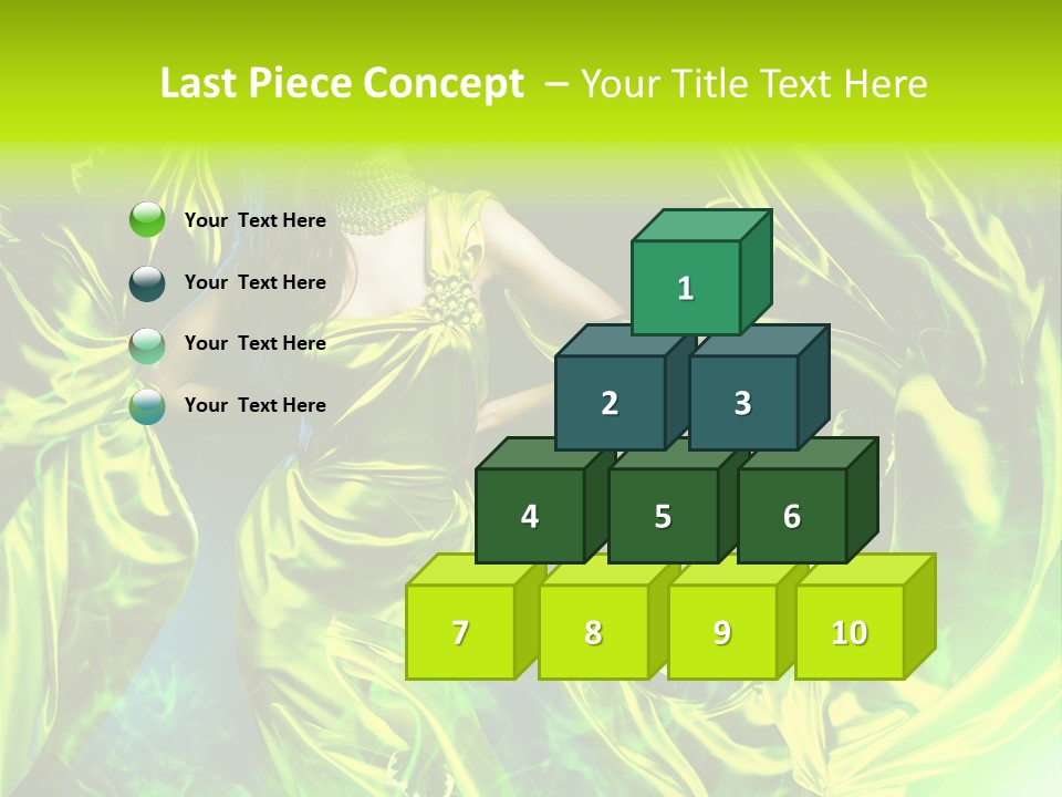 Textile  Gold PowerPoint Template