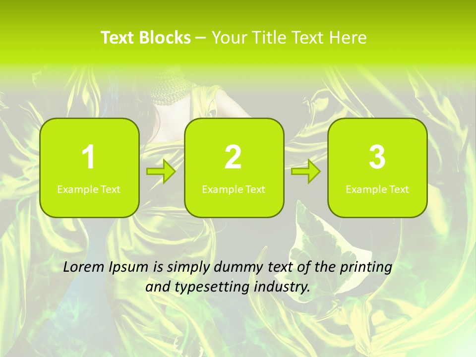 Textile  Gold PowerPoint Template