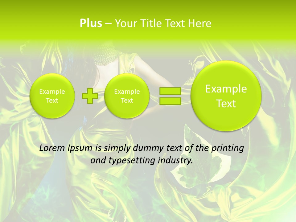 Textile  Gold PowerPoint Template