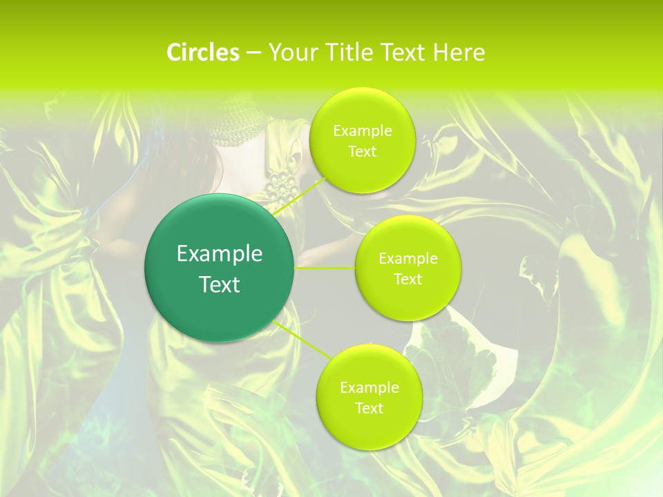 Textile  Gold PowerPoint Template