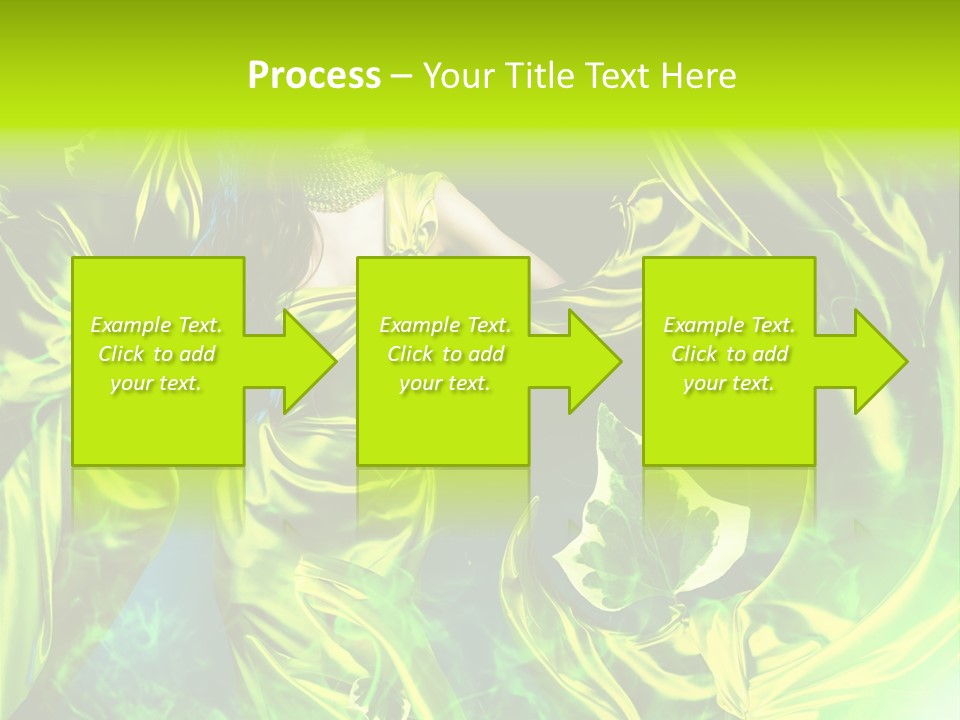 Textile  Gold PowerPoint Template