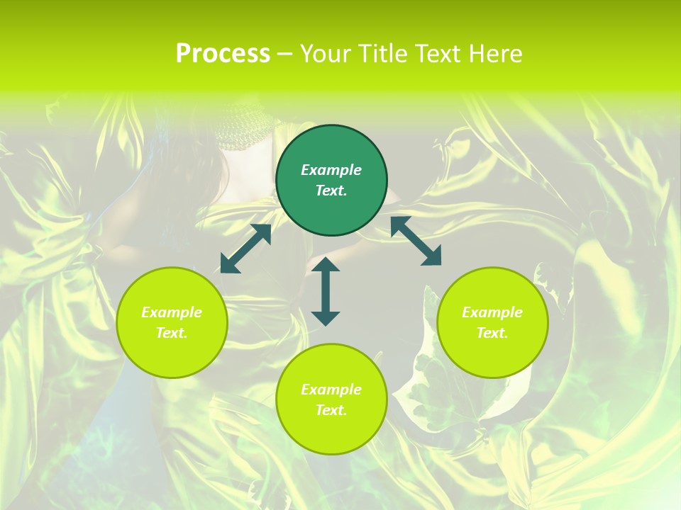 Textile  Gold PowerPoint Template