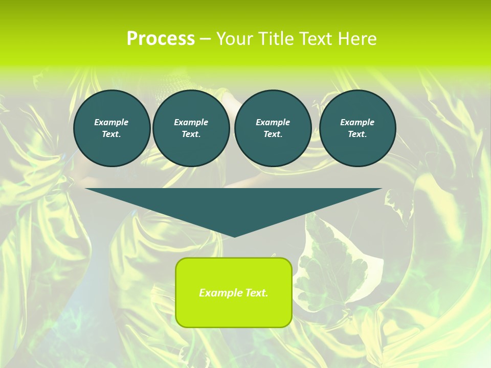 Textile  Gold PowerPoint Template