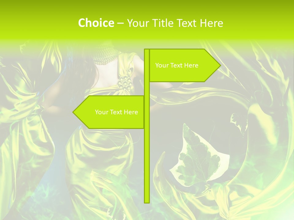 Textile  Gold PowerPoint Template