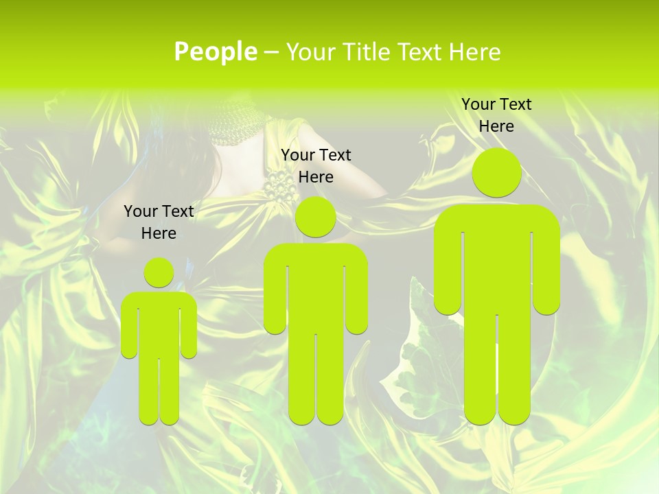 Textile  Gold PowerPoint Template