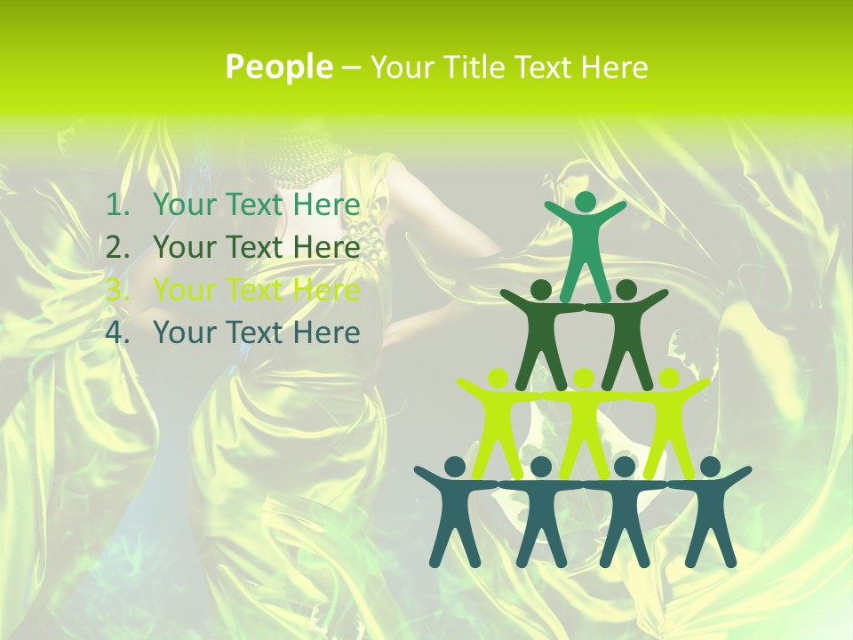 Textile  Gold PowerPoint Template