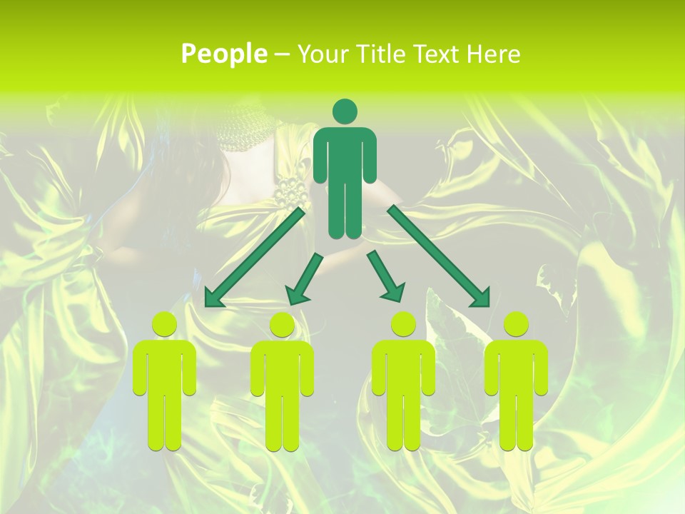 Textile  Gold PowerPoint Template