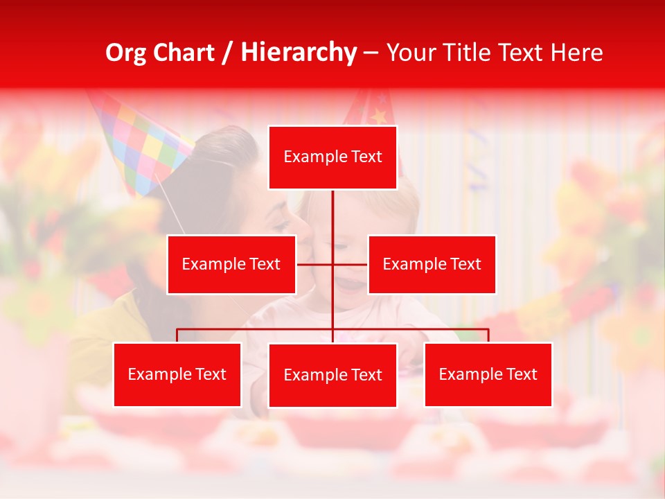 Female Celebrating Gift PowerPoint Template