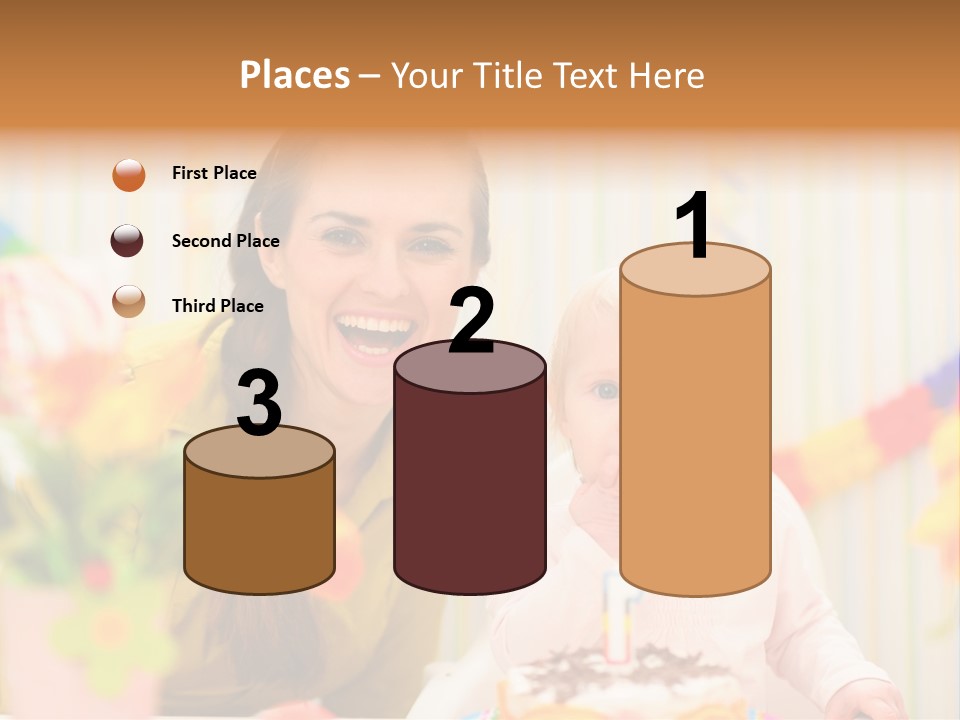 Mum Childcare Celebrate PowerPoint Template