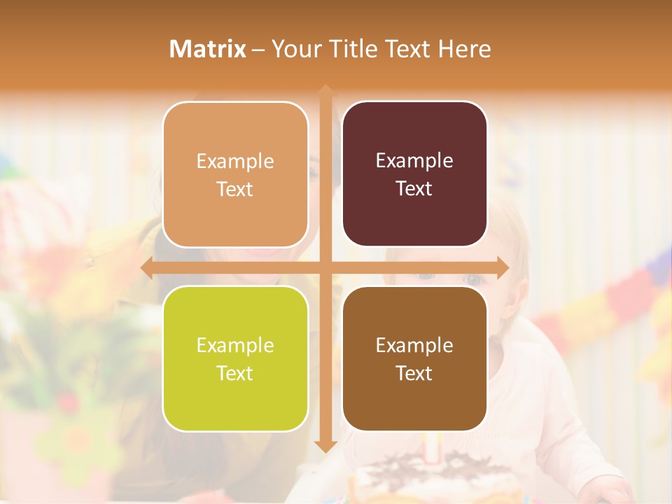 Mum Childcare Celebrate PowerPoint Template