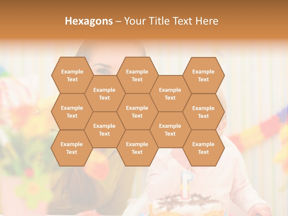 Mum Childcare Celebrate PowerPoint Template