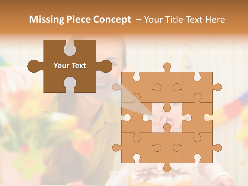 Mum Childcare Celebrate PowerPoint Template