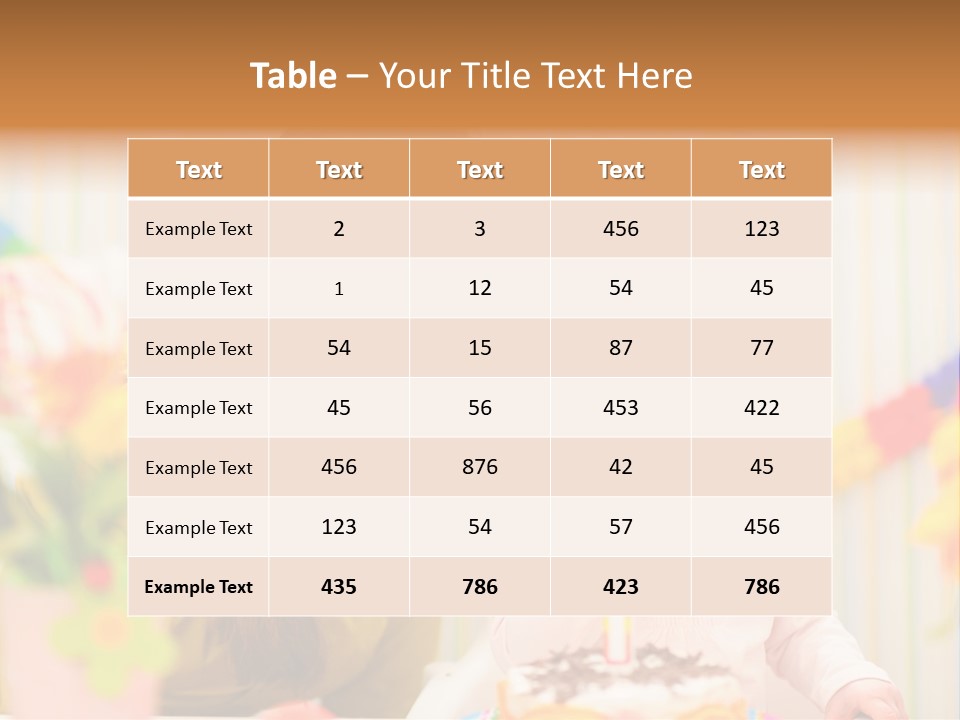 Mum Childcare Celebrate PowerPoint Template
