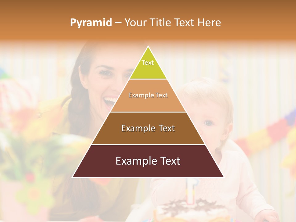 Mum Childcare Celebrate PowerPoint Template