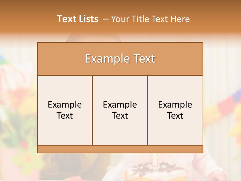 Mum Childcare Celebrate PowerPoint Template