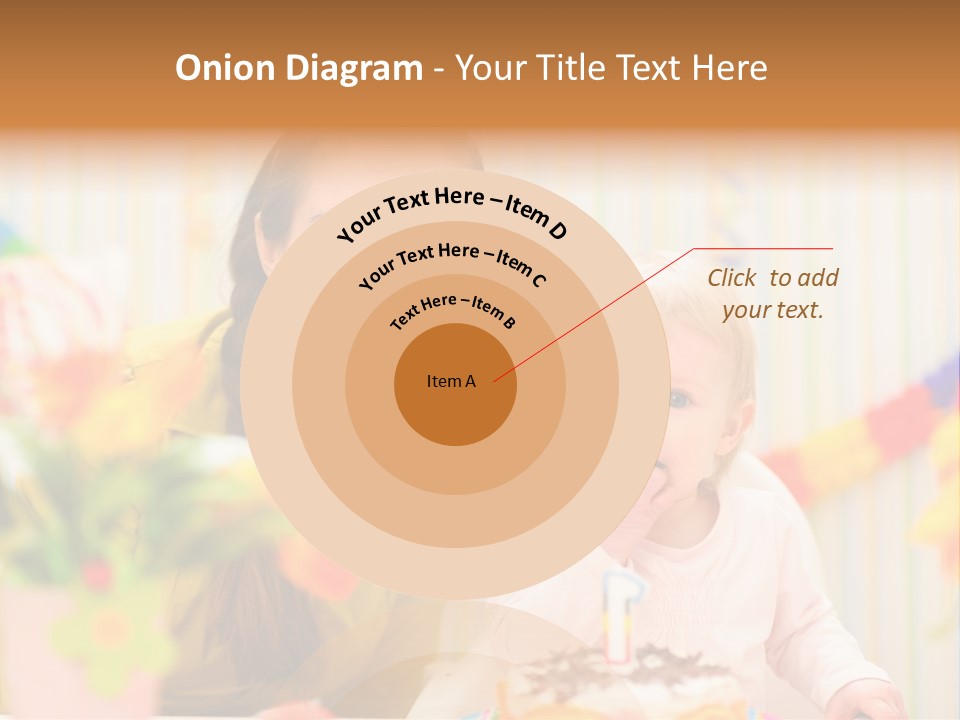 Mum Childcare Celebrate PowerPoint Template