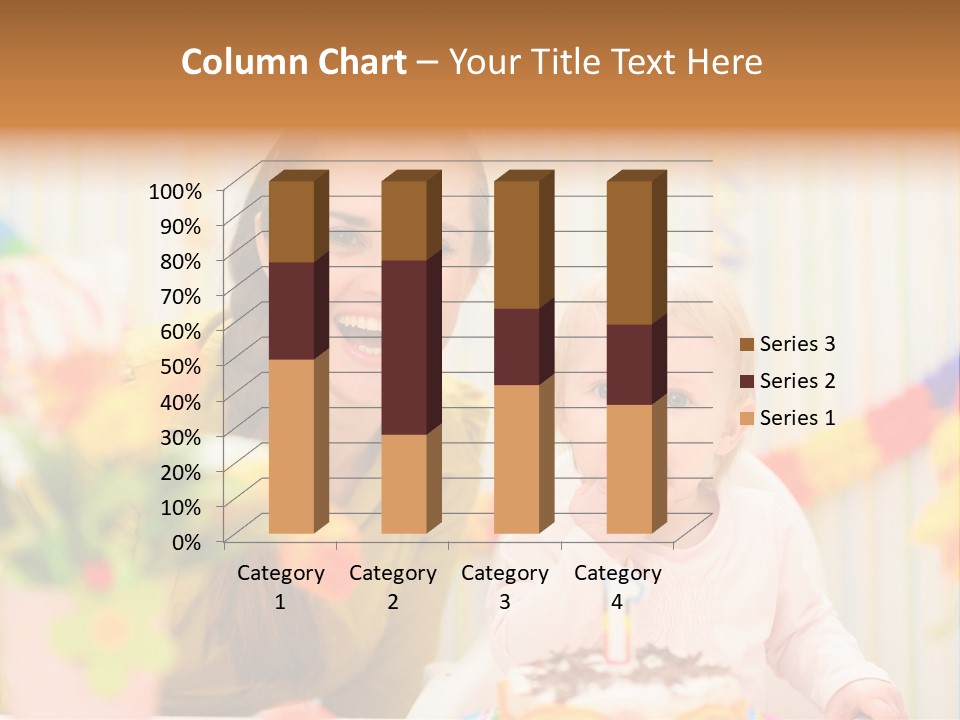 Mum Childcare Celebrate PowerPoint Template
