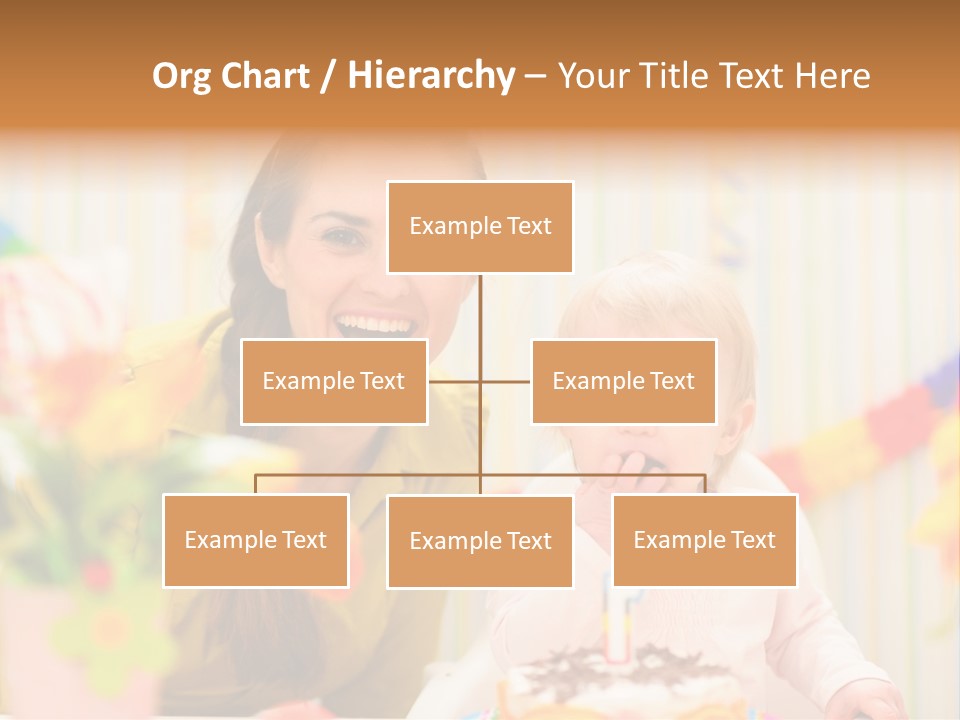 Mum Childcare Celebrate PowerPoint Template
