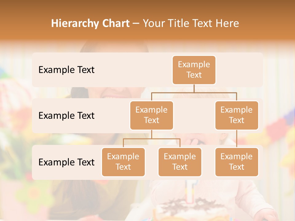 Mum Childcare Celebrate PowerPoint Template