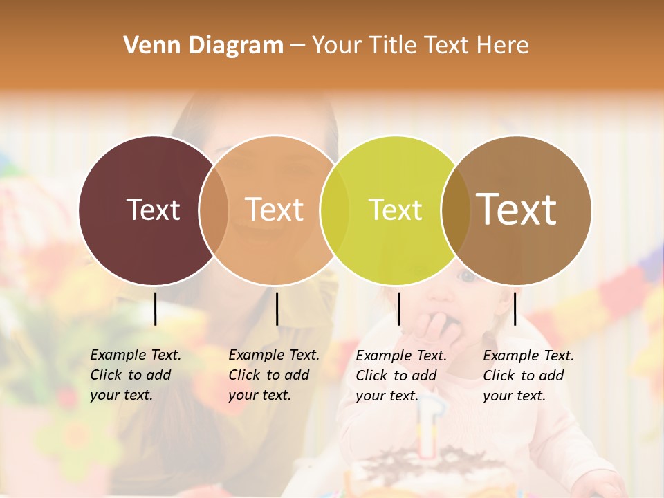 Mum Childcare Celebrate PowerPoint Template