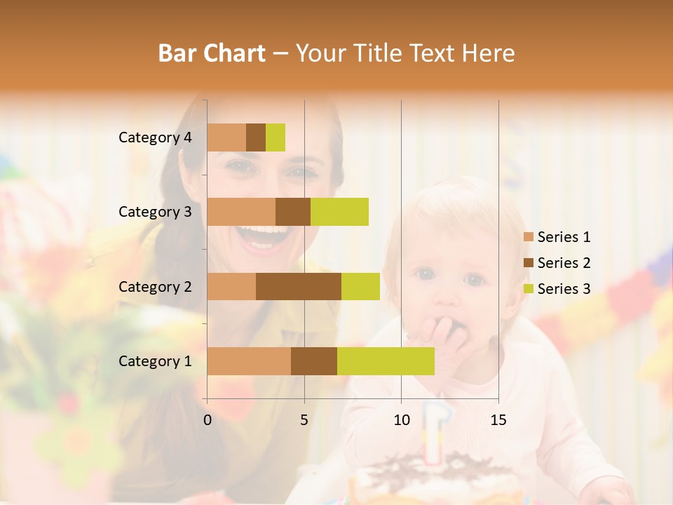 Mum Childcare Celebrate PowerPoint Template