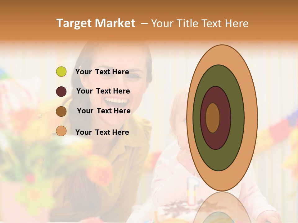 Mum Childcare Celebrate PowerPoint Template