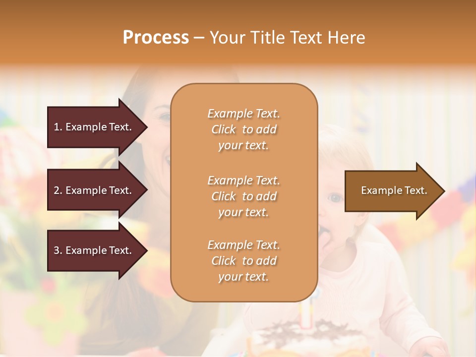 Mum Childcare Celebrate PowerPoint Template
