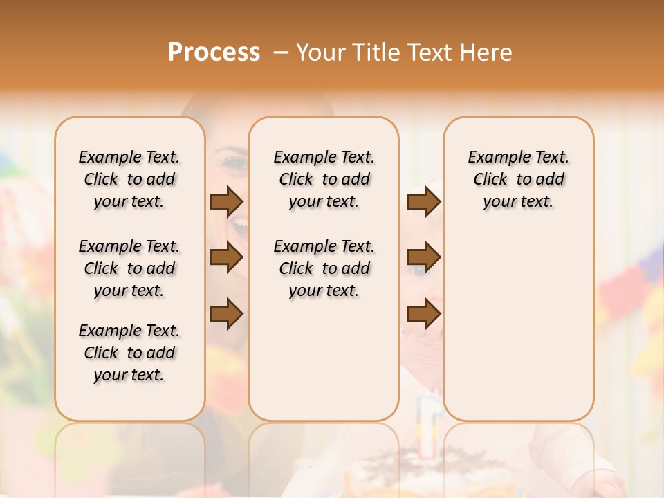 Mum Childcare Celebrate PowerPoint Template