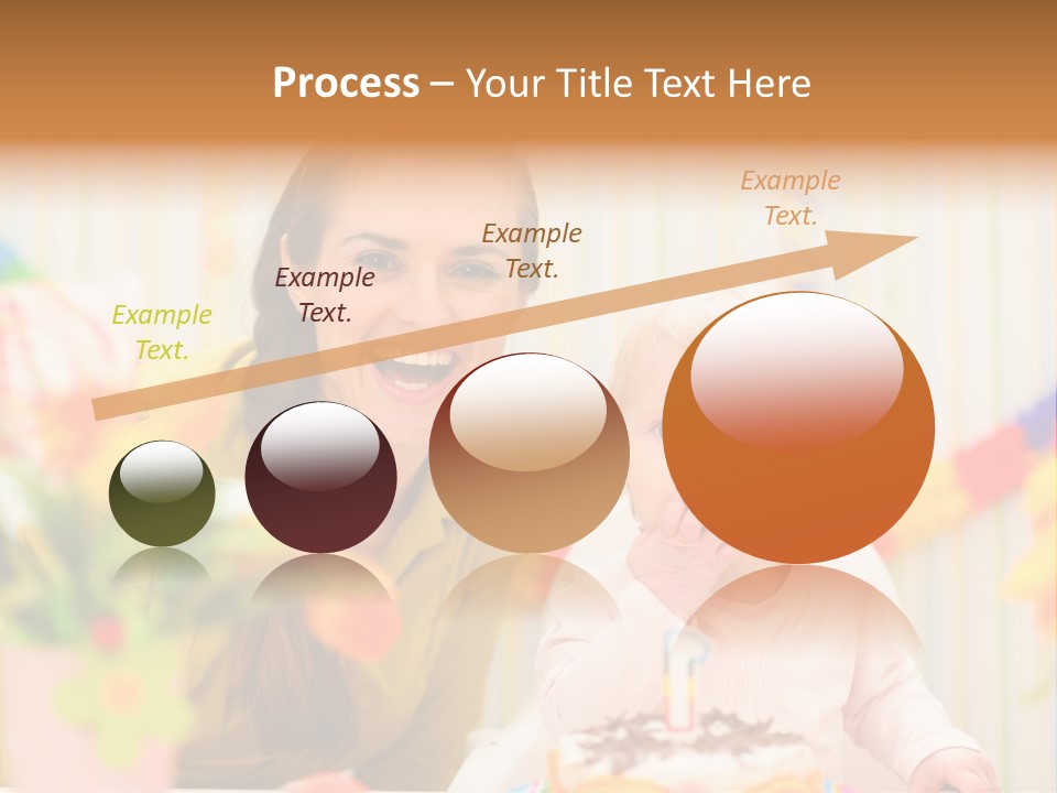 Mum Childcare Celebrate PowerPoint Template