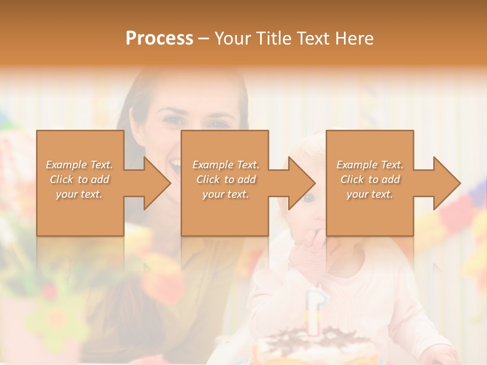 Mum Childcare Celebrate PowerPoint Template