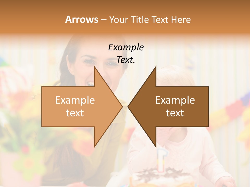 Mum Childcare Celebrate PowerPoint Template